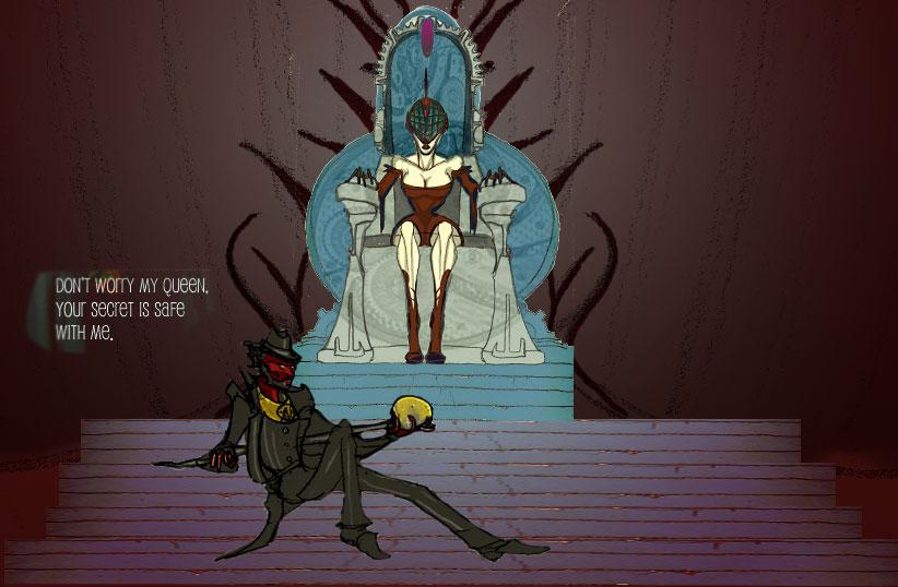 Meanwhile...in the Throne Room of the Queen of  Mechanika