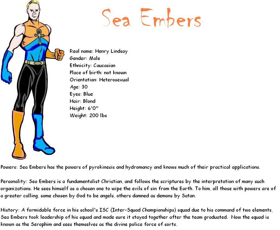 Bio: Sea Embers