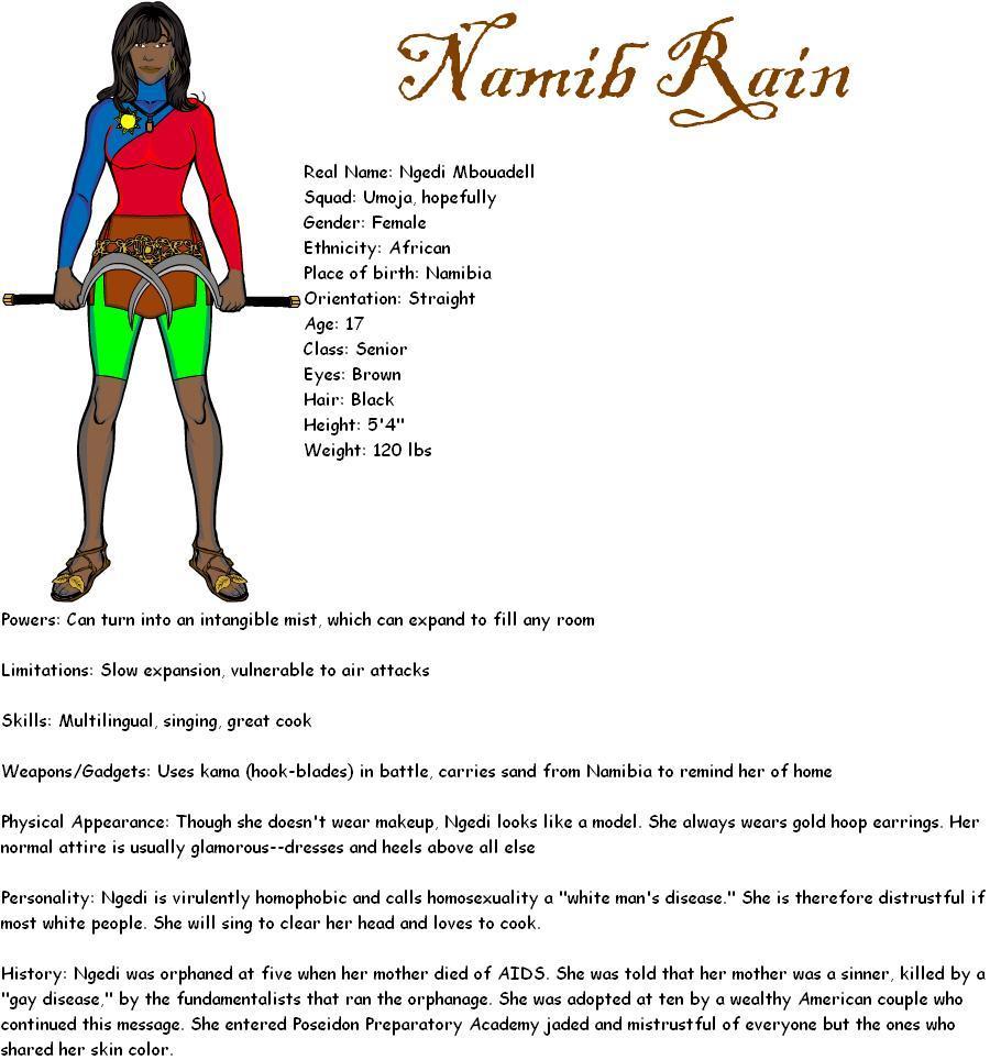 Bio: Namib Rain