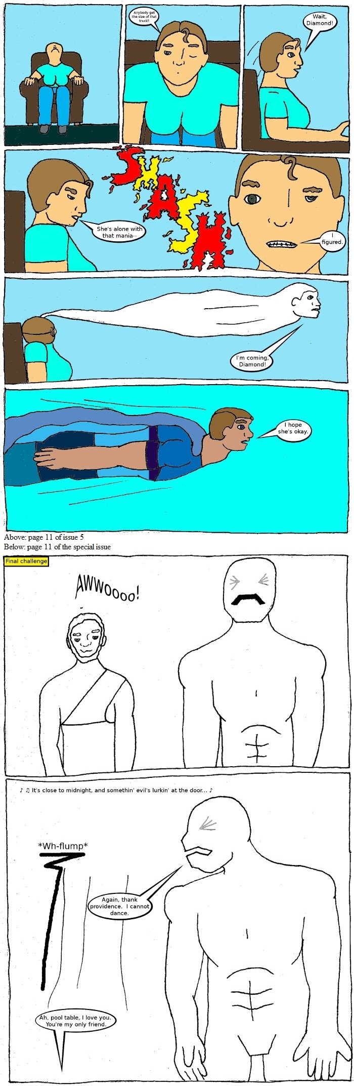 Page 11: issues 5 (On the Run) and Special 1 (Sysyphus Part 1)