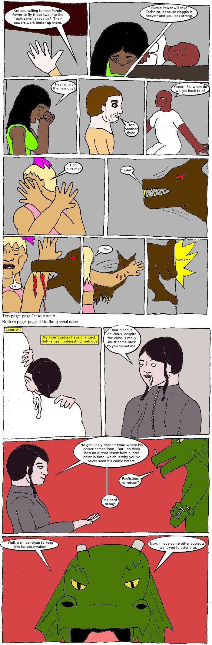 Page 10: issues 6 (The Trial) and Special 2 (Sysyphus Part 2)