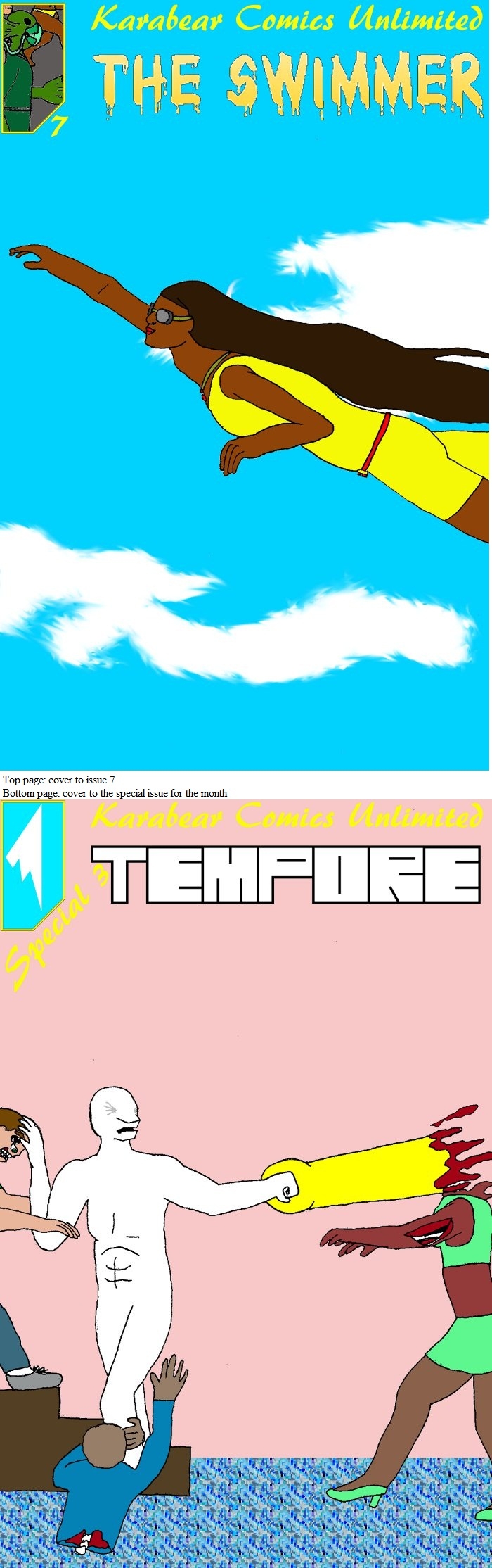Cover: issues 7 (Point Me at the Sky) and Special 3 (Sysyphus Part 3)