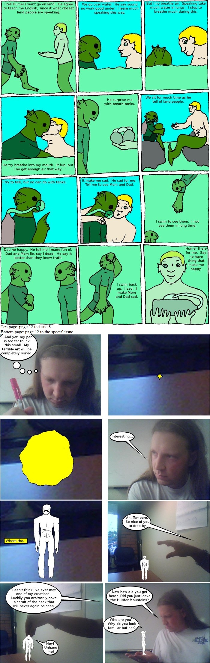 Page 12: issues 8 (Fearless) and Special 4 (Sysyphus Part 4)