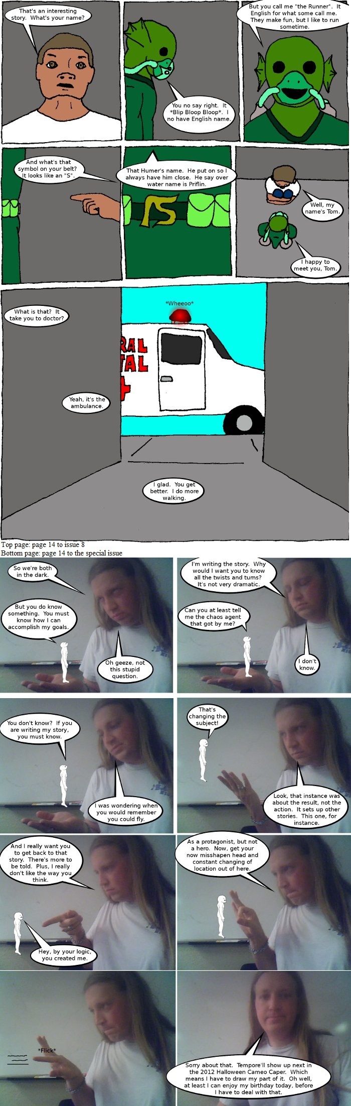 Page 14: issues 8 (Fearless) and Special 4 (Sysyphus Part 4)