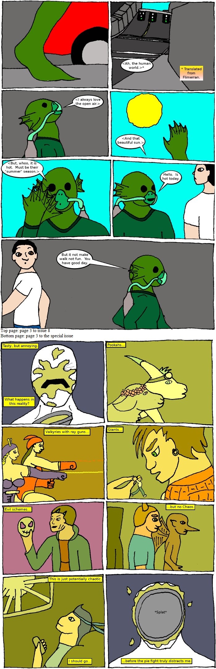 Page 3: issues 8 (Fearless) and Special 4 (Sysyphus Part 4)