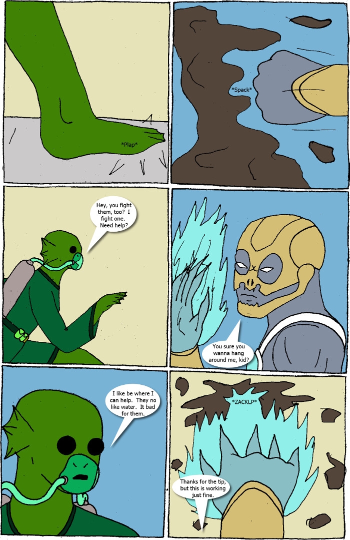 Page 18: Crossover Melee 10: Mudmen