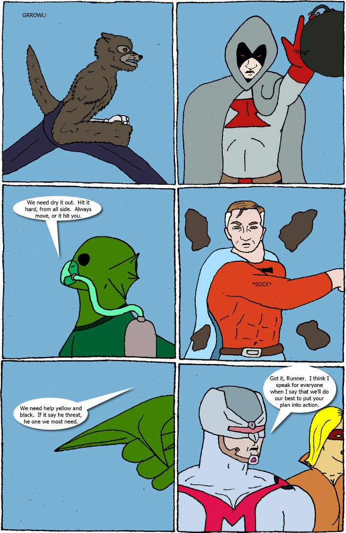 Page 27: Crossover Melee 10 - Mudmen