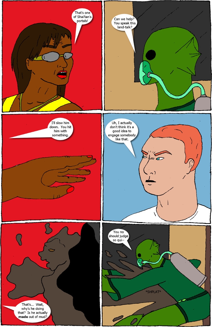 Page 4: Crossover Melee 10 - Mudmen