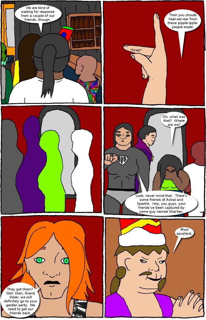 Page 9: Crossover Melee 4 - The Grand Vizier's Garden Party Part One: Entrance
