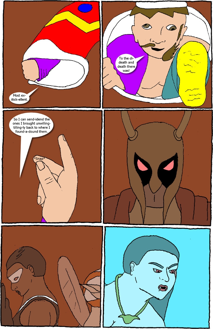 Page 14: Crossover Melee 5 - The Grand Vizier's Garden Party Part Two: Entertainment