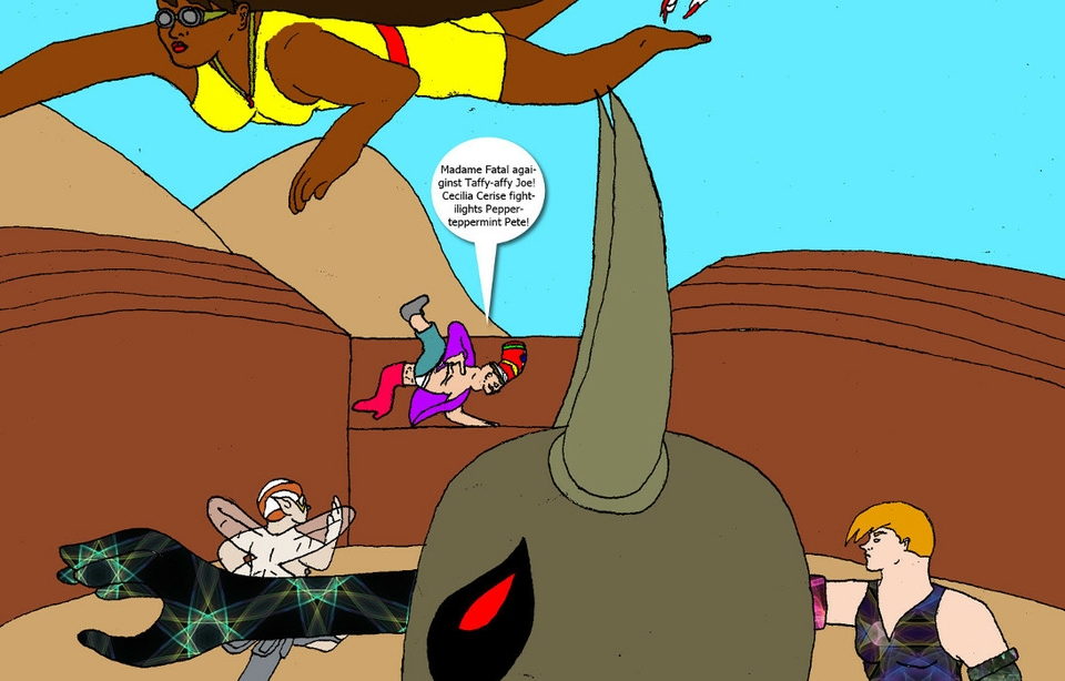 Page 8: Crossover Melee 5 - The Grand Vizier's Garden Party Part Two: Entertainment