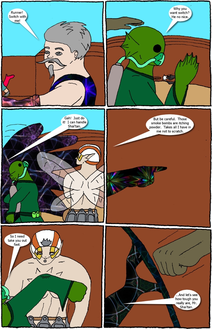 Page 9: Crossover Melee 5 - The Grand Vizier's Garden Party Part Two: Entertainment