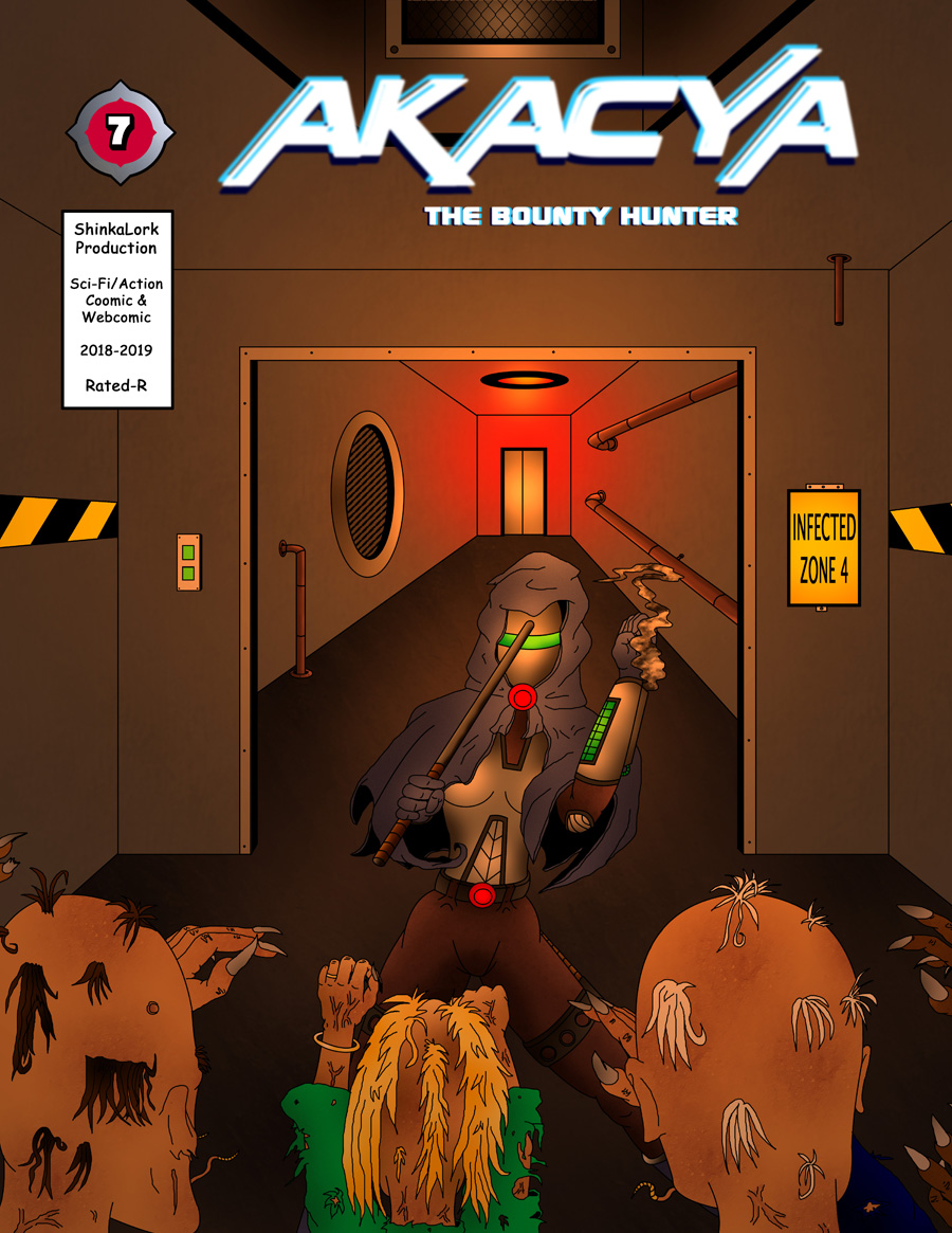 akacya the bounty hunter page 143 - chapter 7 cover