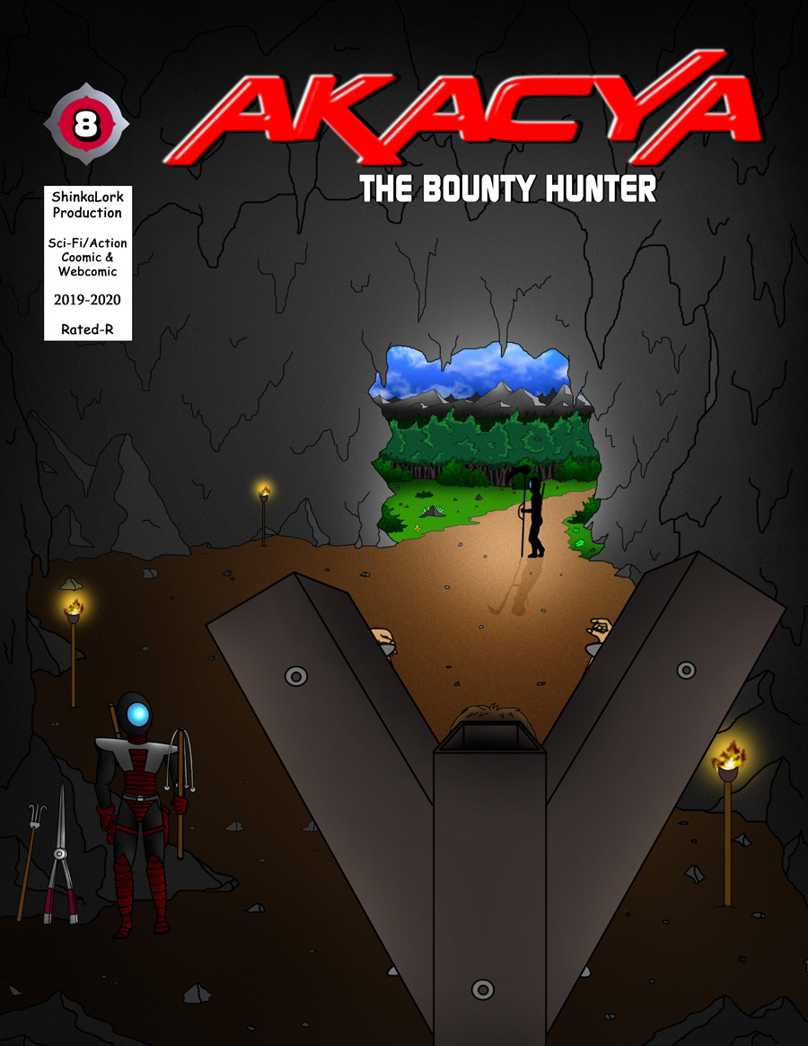 akacya the bounty hunter page 165 - Cover Chapter 8