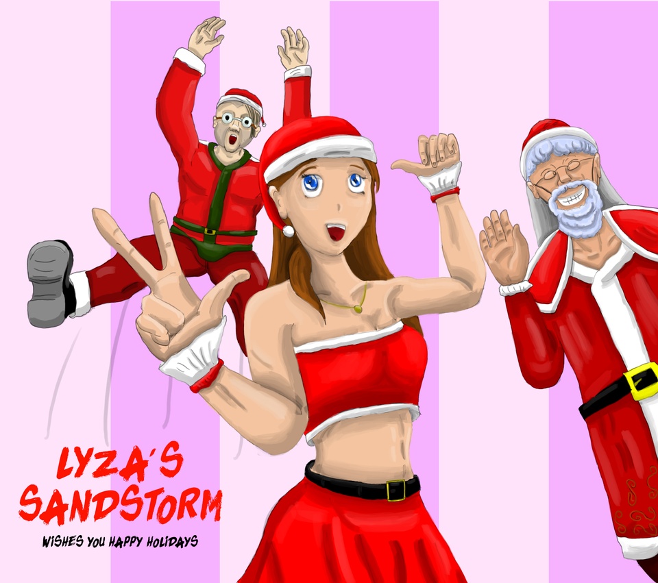 Lyza's Sandstorm Wishes You HAPPY HOLIDAYS!!!!