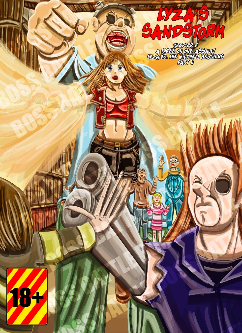 Chapter 07.II - A Three on One Assault - Lyza vs. The Wildhell Brothers