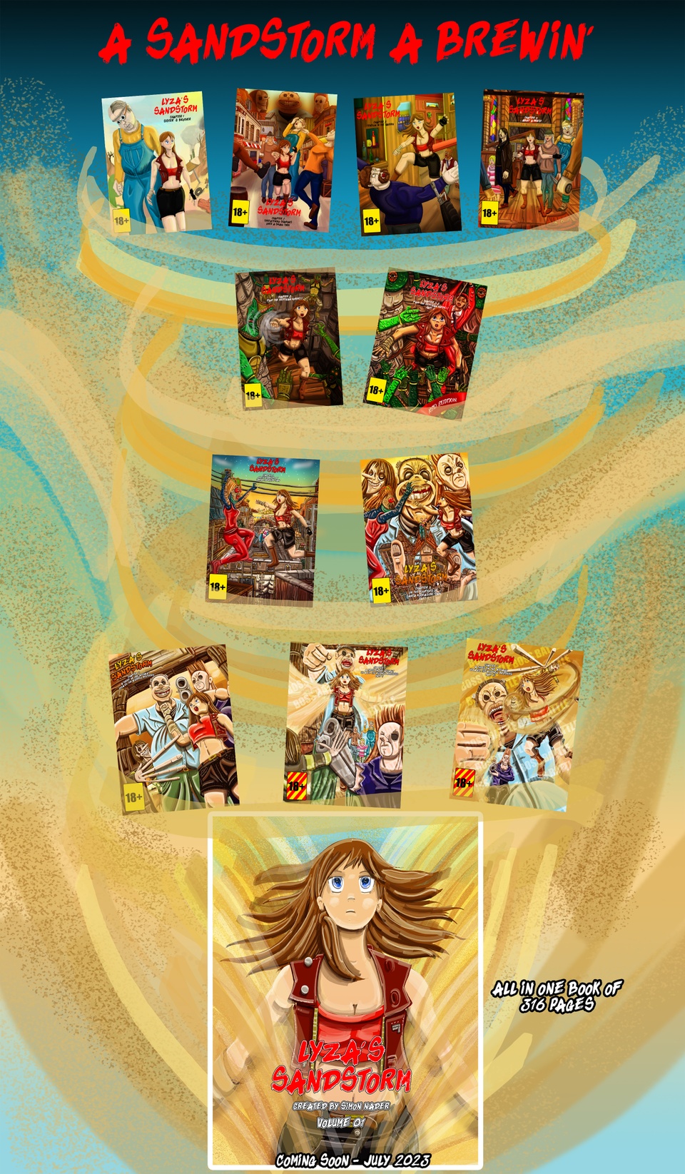 COMING SOON: LYZA'S SANDSTORM VOLUME 01