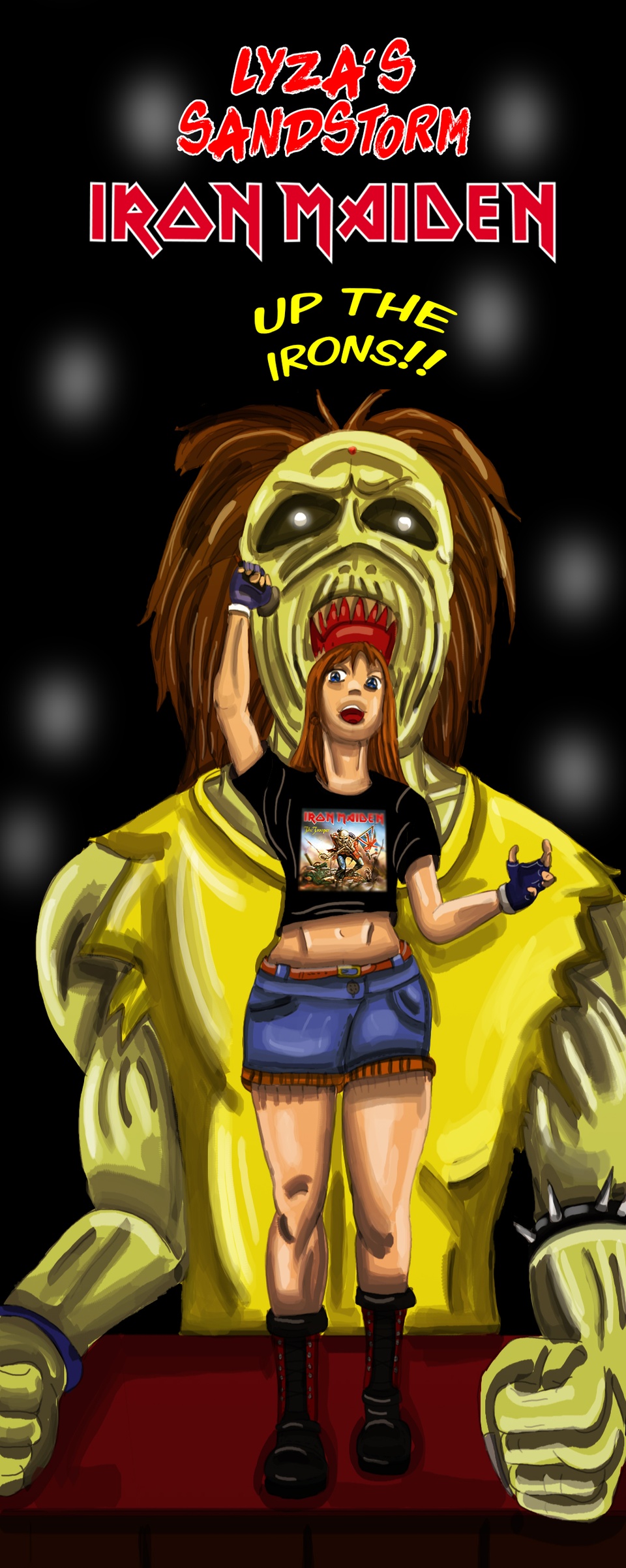 LYZA'S SANDSTORM X IRON MAIDEN - UP THE IRONS!!!