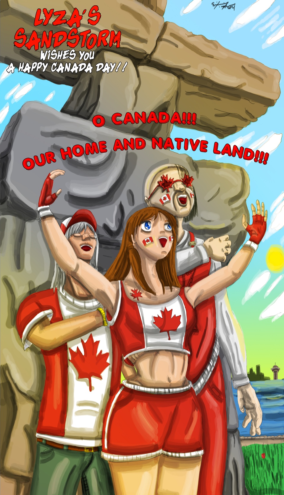 HAPPY CANADA DAY!!!! - Lyza's Sandstorm Celebrates Canada Day