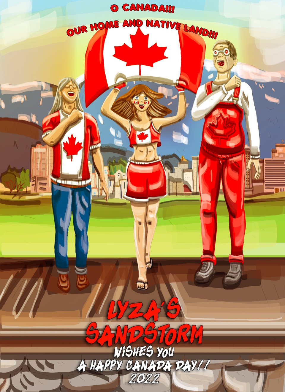 HAPPY CANADA DAY!!!! - Lyza's Sandstorm Celebrates Canada Day 2022