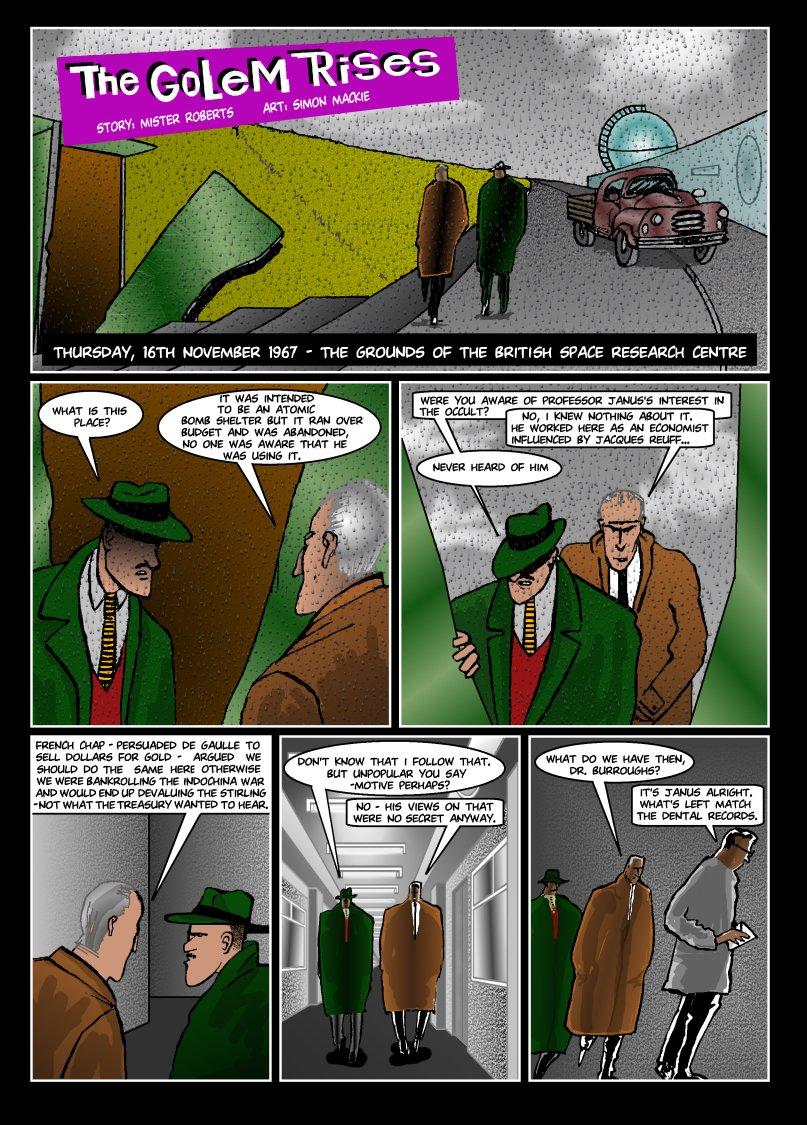 Dr Ballard - The Golem Rises - Page 1