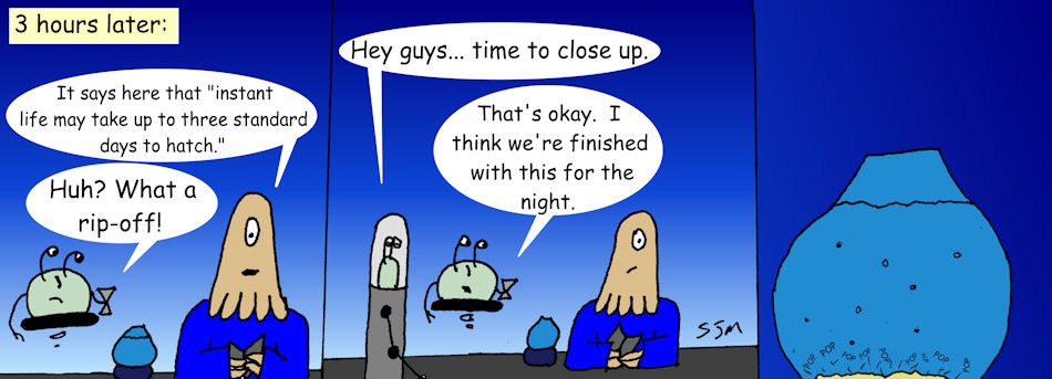 waiting for instant life...