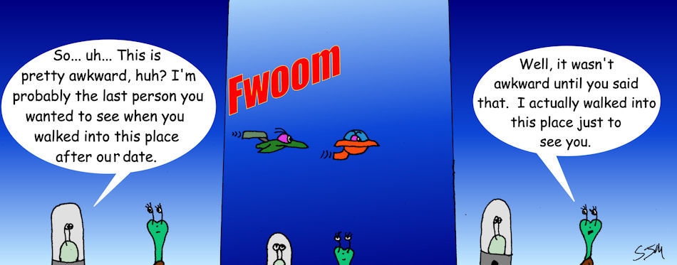 Awkward?  It is now.