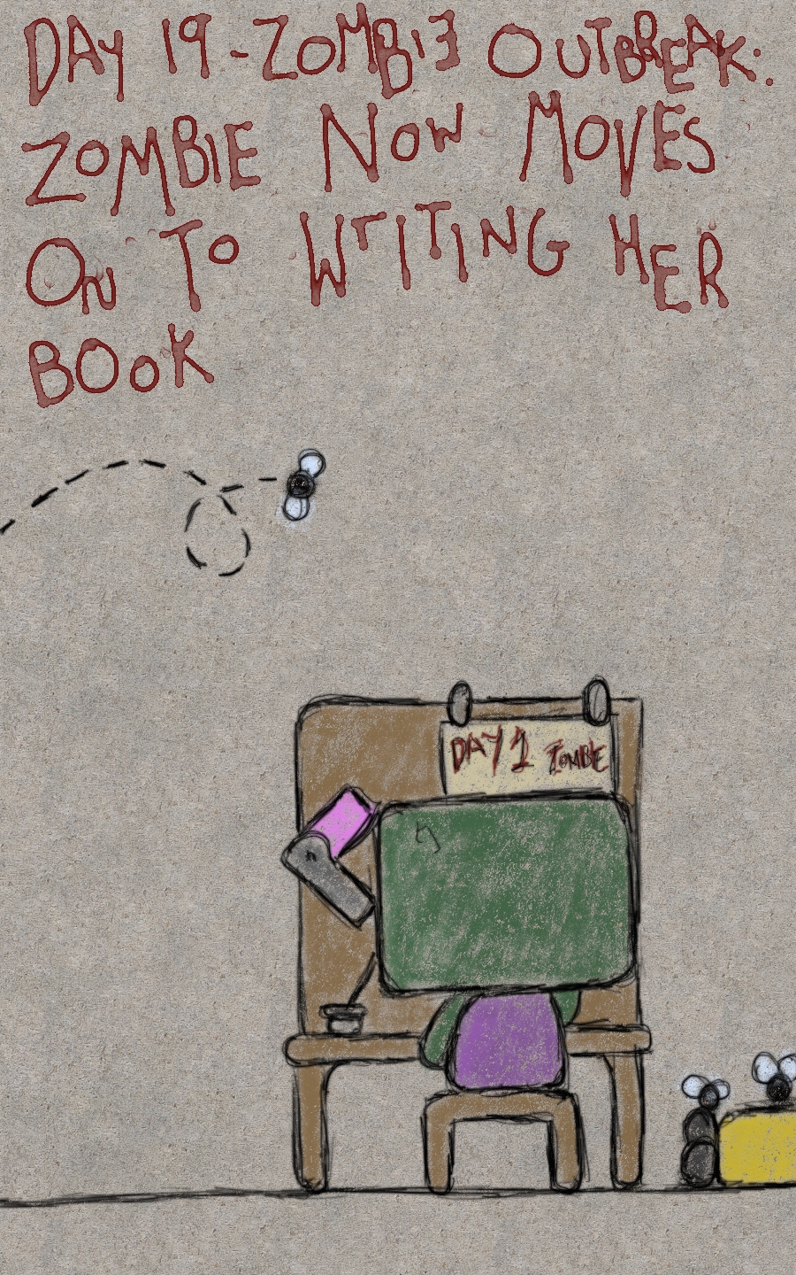 ZombiE wrIteS a Book