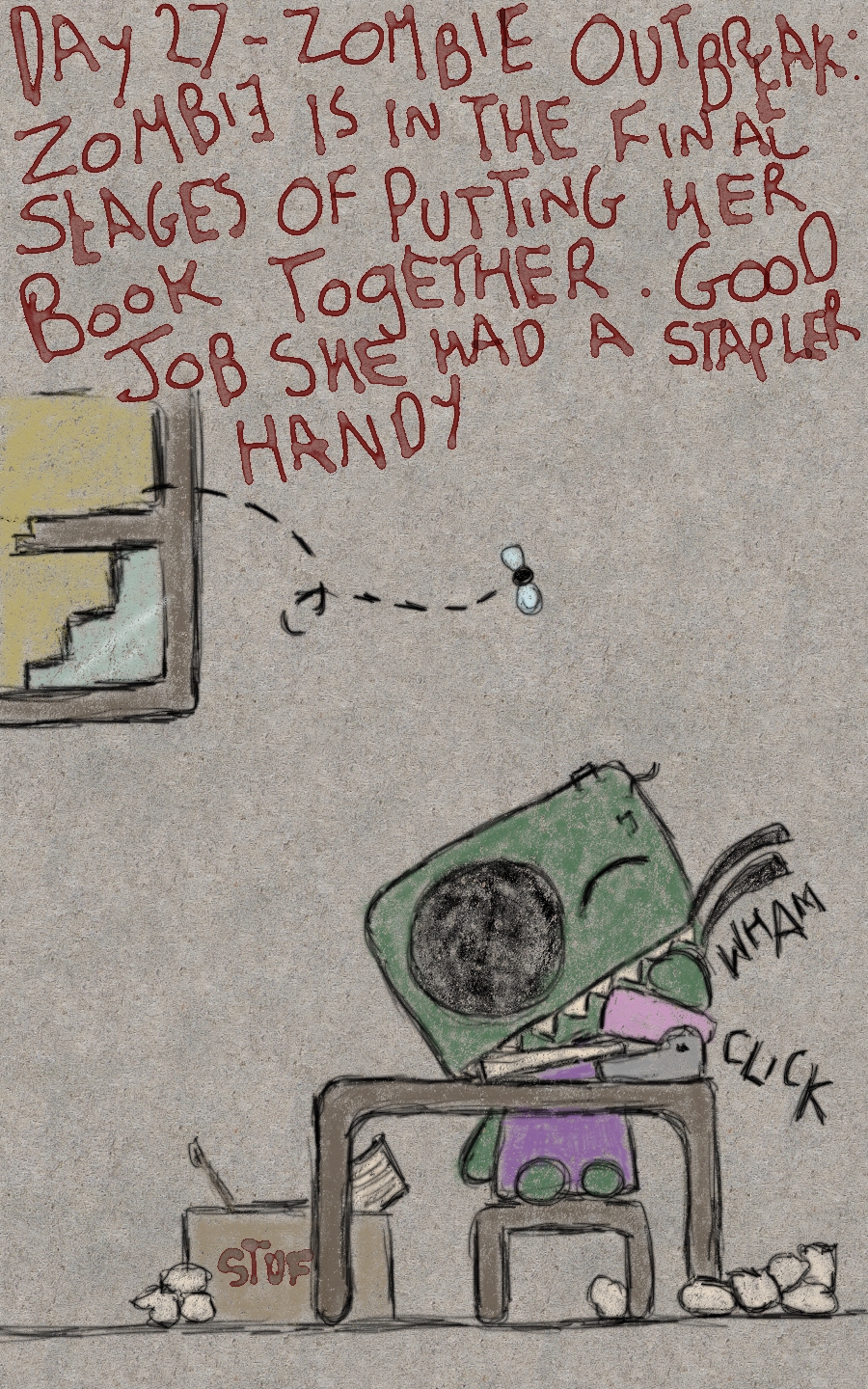 ZombiE wrIteS a Book