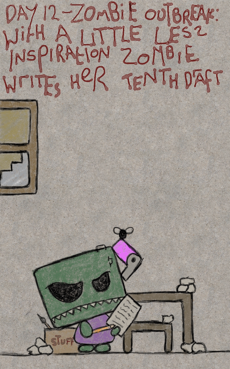 ZombiE wrIteS a Book