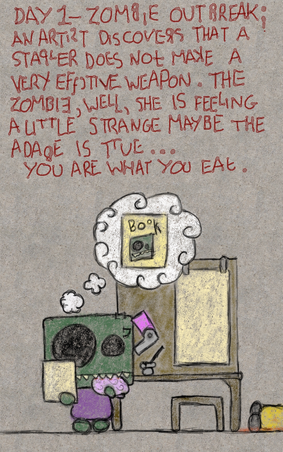 ZombiE wrIteS a Book