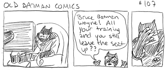 Catwoman is like a cat- super picky about stuff