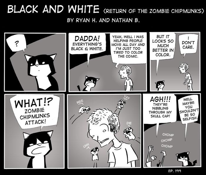 Black and White