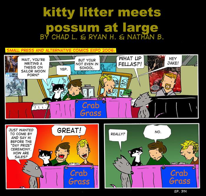 Kitty Litter meets Possum at Large 1