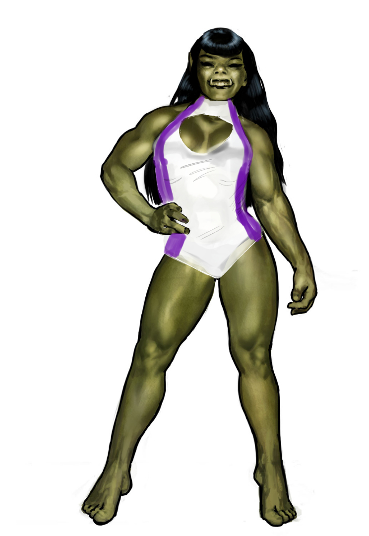 Kthonis as She-Hulk