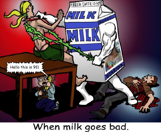 Milk gone bad