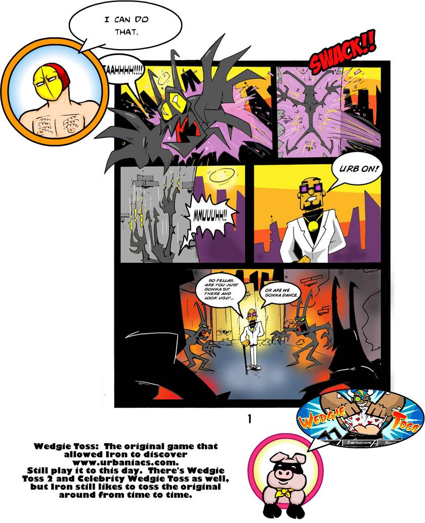 Guest Comic:  Urbaniacs #1, Page One