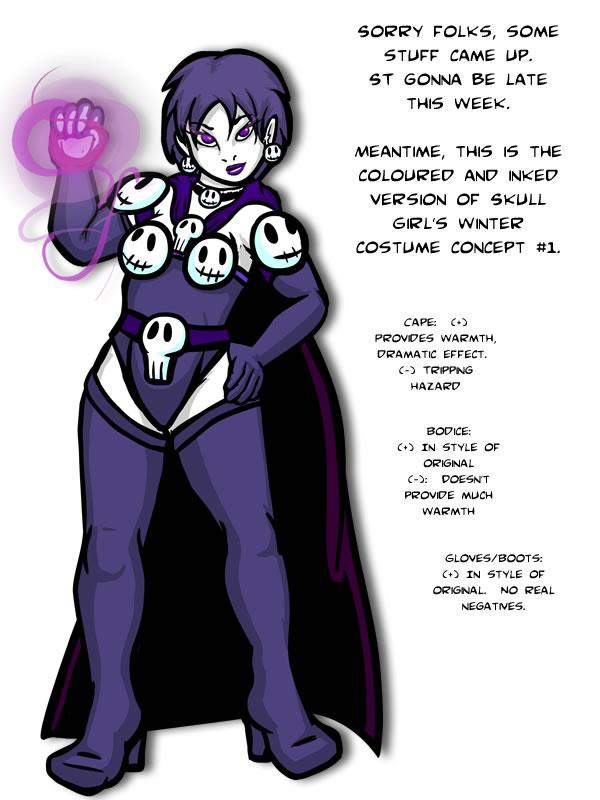 Filler:  Inked Winter Costume #1 for Skull Girl