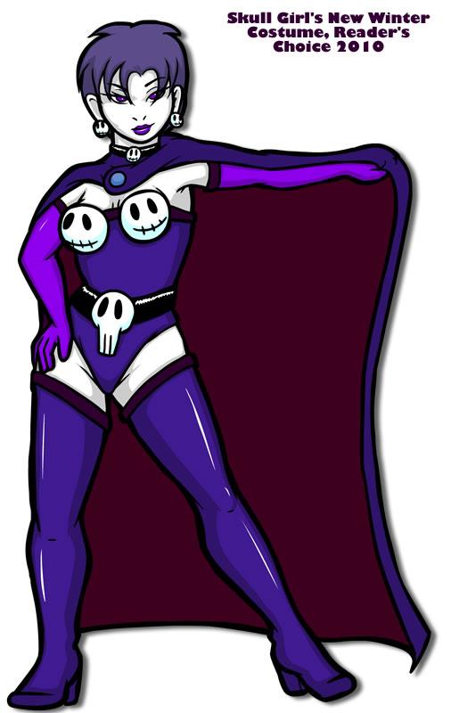 Skull Girl's Winter Costume 2010