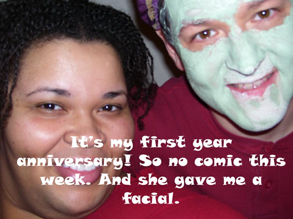No comic this week - It's my wedding anniversary