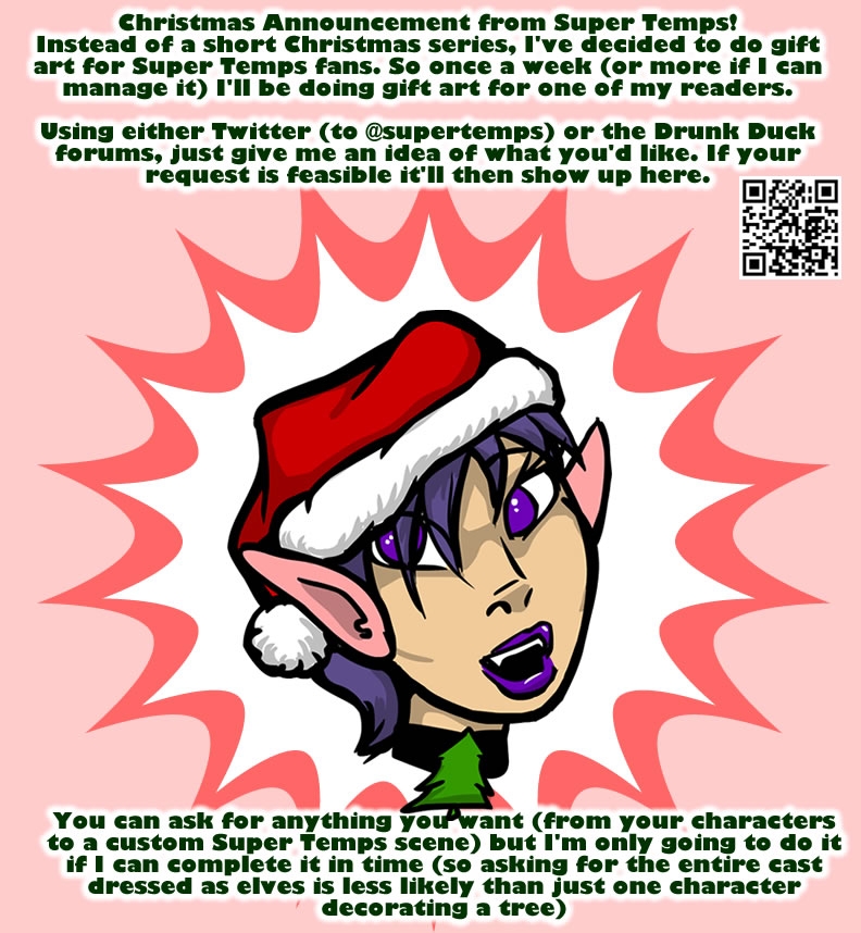 Super Temps Christmas Special 2011 Announcement