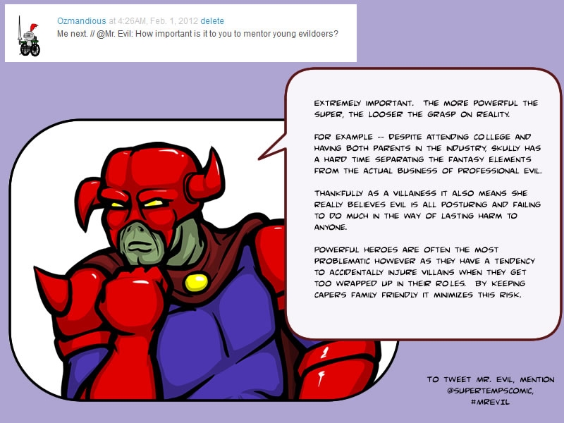 ST Bonus:  Mr. Evil Responds to Comments