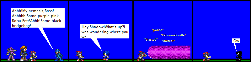 Segcom Adventure-Sonic gets burned