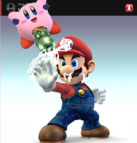 Kirby hits you for NINE THOUSAND!!!!