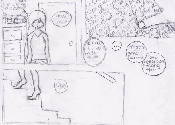 Comic #1;; "I made it"