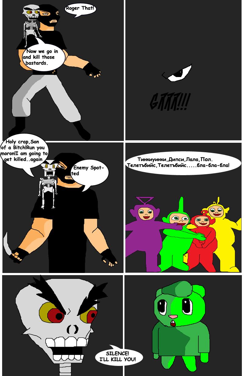 Chapter 01,Page 09 - Achmed Meets Teletubbies