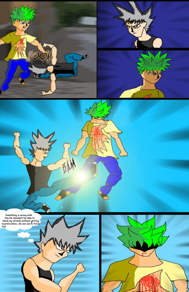 Chapter 01,Page 12:Battle Between Super Powered Teens