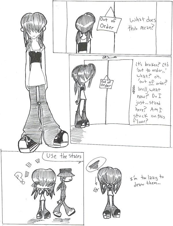 067- the elevator...is broken