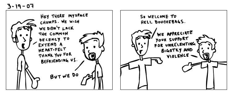 A Special Myspace Welcome