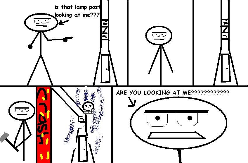the lamp post